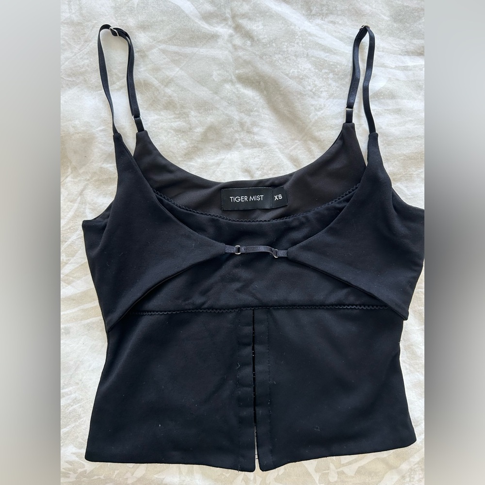 Tiger Mist Black Camisole Top
